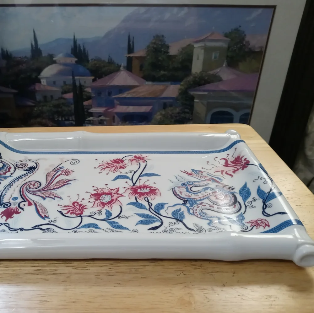 🌃🎻 Royal Pavilion At Brighton Tray 📿🌇Exclusive Made In JAPAN/Elizabeth arden